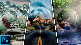 Photoshop manipulation | Making Awesome Spheres | Photoshop Tutorial