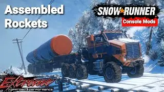 SnowRunner Console Mods Phase 4: Mission Delivery Assembled Rocket To Cosmodrome Amur Russia