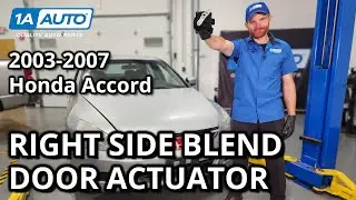 How to Replace Right Side Blend Door Actuator 2003-2007 Honda Accord