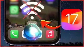 How To Use Siri WITHOUT Internet Connection iOS 17 I Siri Offline