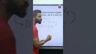 Self 🔄Complementary Codes | Digital Electronics #gatesmashers #shorts #shortvideo