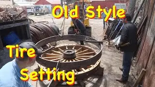 Setting Borax Tires in Traditional Style | Engels Coach Shop