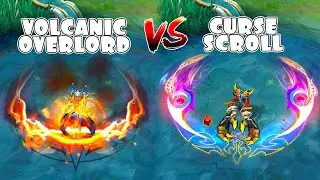 Khufra Curse Scroll VS Volcanic Overlord Skin Comparison