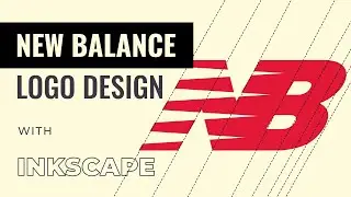 NEW BALANCE Logo Design with INKSCAPE