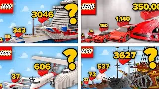 LEGO Vehicles in Different Scales | Comparison