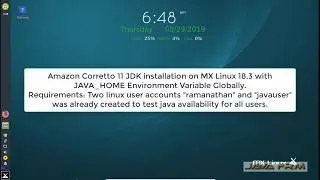 Amazon Corretto 11 JDK Installation on MX Linux 18 and set JAVA_HOME Environment Variable Globally