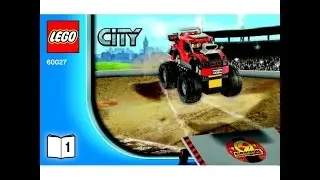 LEGO City 60027 Транспортер монстрогрузовика. Инструкция по сборке