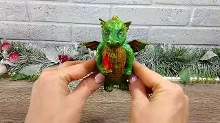 ДРАКОН своими руками. Поделки из ВАТЫ. Как сделать ДРАКОНЧИКА. DRAGON. DIY.