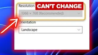 FIX Can’t Change Display Screen Resolution on Windows 11/10 | Easy Solutions