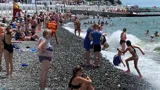 20.06.2023. Погода в Сочи в июне.Смотри на Чёрное море каждый день.