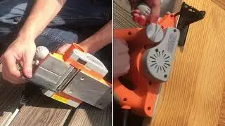 USING “electric planer” drillmaster chicago (harbor freight)