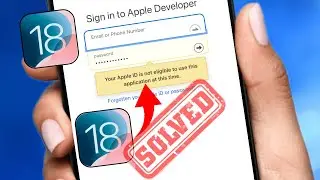 iOS 18 Beta : Fix Your Apple ID Is Not Eligible To Use This Application At This Time / iPhone / 2024