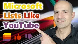 👍👎How to add like and dislike buttons in Microsoft/SharePoint Lists [YouTube user experience]