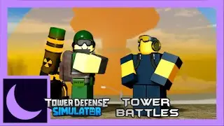 TDS Buffed Towers (Pursuit, Mortar, Rocketeer, etc) VS TB Towers.  Tower Defense Simulator (Roblox)