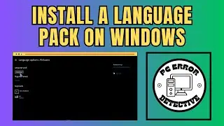 How to Install a Language Pack on Windows