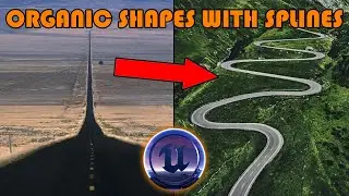 How To Make Organic Shapes In Unreal Engine 5 | Splines Tutorial