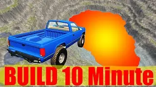 BUILDING IN 10 Minutes Dream Pickup Truck - Jeep Tuning Gameplay BEAMNG DRIVE for Boys Cartoon