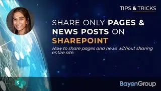 Share SharePoint Pages and News