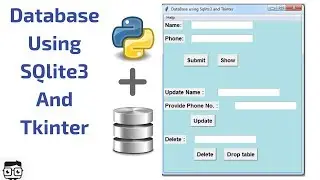 DML Operations In Python With Tkinter & Sqlite 3