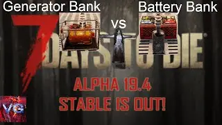 7 Days to Die | Generator Bank vs Battery Bank Whats the Difference?#7DaysToDie #7DTD #Shorts