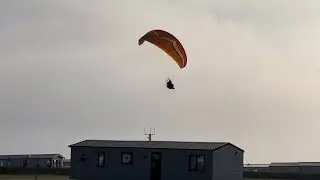 Powered Parachute Paramotor take off and departure