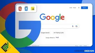How To Build Google Clone Using HTML CSS & JavaScript, Project For Beginners