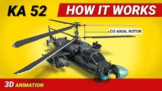 KA 52 How Military Coaxial Helicopter Works 