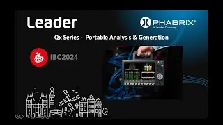 PHABRIX Bitesize IBC 2024 QxP Portable 12G SDI and 25GbE IP Analyser and  Generator