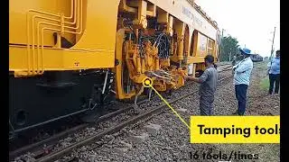 #UNIMAT - Tamping tools adjustment @Gokulrajpway