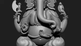 Sri Ganesha ZBrush Digital Sculpting #zbrush #reinsacademy #vishalrein