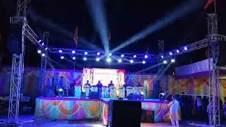 Stage live program instrument play in Gutjora khuti by P.K. Dj and Events