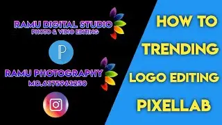 How To Design Photography Logo In Pixellab || How To Make Photography Logo In Pixellab || Free Plp