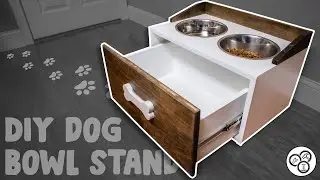 Raised Dog Feeding Station | DIY