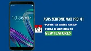 Asus max pro M1 double tab screen on/off | How to enable double touch display on/off on ZB601KL M1 |