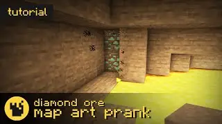 Minecraft: Diamond Ore Map Art Prank (Quick Tutorial) | Brayn & Blocks