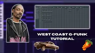 How To Make West Coast G-Funk Loops  | How To Make A West Coast Type Beat In FL Studio