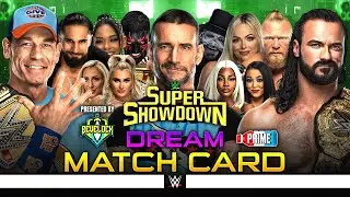 WWE Super ShowDown 2024 - Dream Match Card [v4]