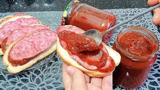 КЕТЧУП ПЕРЕСТАЛА ПОКУПАТЬ В МАГАЗИНЕ, ГОТОВЛЮ САМА! РЕЦЕПТ ВКУСНОГО ДОМАШНЕГО КЕТЧУПА!