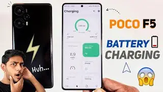 I Found Something Intresting in POCO F5 😱 Battery  & Charging Test !