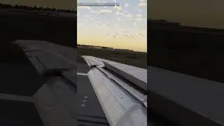 MD80 Wingflex on Landing