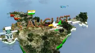 Happy Independence Day Animation, Indian map 3d animation, status for independence day