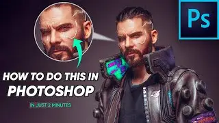 How To Make A Photo In The Style Of CYBERPUNK 2077 [Photoshop Tutorial #10]