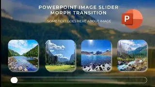 💥PowerPoint Easy Image Slider 1️⃣ Tutorial | Morph Transition |  Template 💥