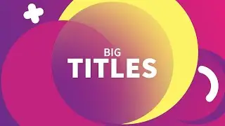 Big Titles Premiere Pro Templates