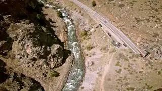 Thematic Eagle Dive into Clear Creek with Aquila DJI FPV