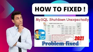 How to fixed MySQL shutdown Unexpectedly ll MySQL not starting in Xampp server ll Error : Solved