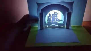 DIY Pop-up Card of a Sail Ship -Ver.2, by Versova Hobbies