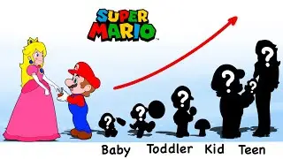 Super Mario Growing Up Full EVOLUTION | Cartoon Wow