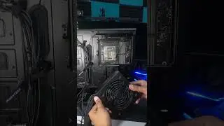 Building a Gaming PC Part 6 : Installing the PSU 