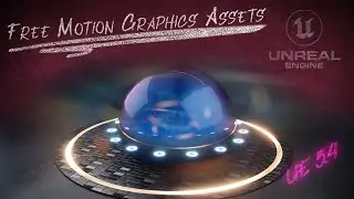 UE5.4 Free Motion Design Materials & Prop Assets